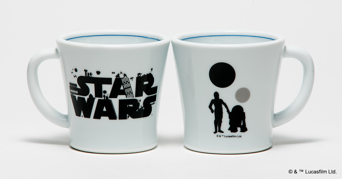 ARITARITA スムーズマグ / STAR WARS [ミニマル/ドロイド] (白磁